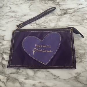 Vera Wang Princess purple pouch cosmetic pouch